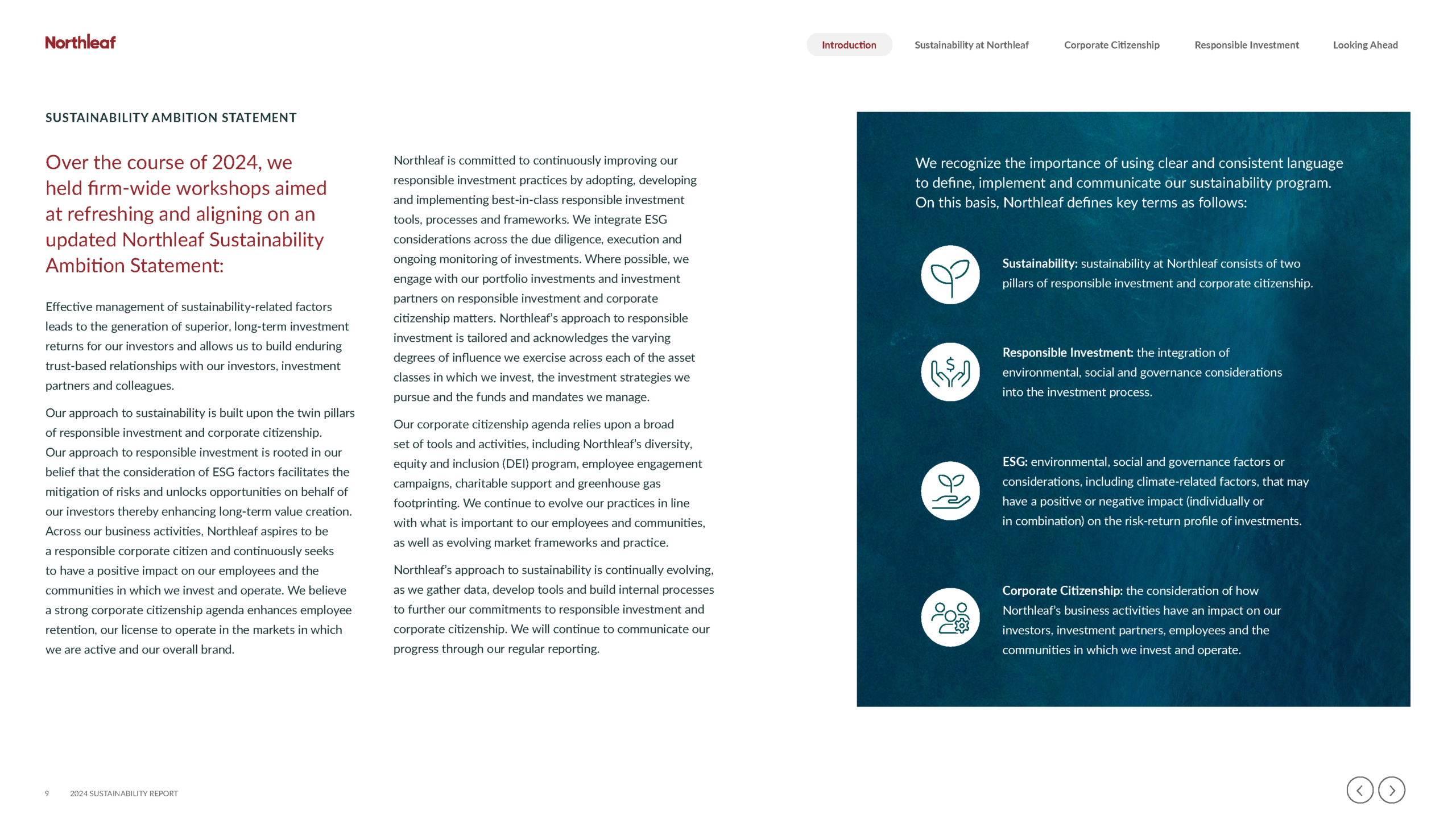 Northleaf 2024 Sustainability Report_Page_09